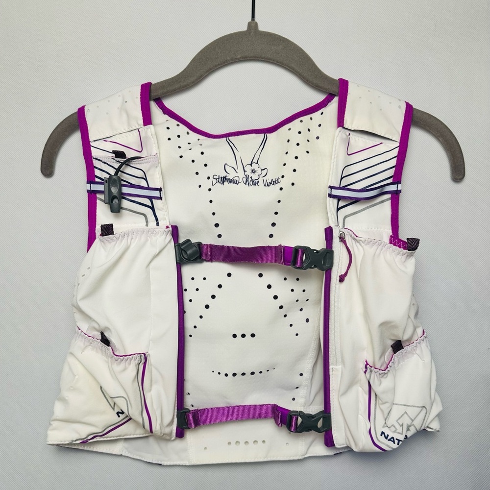 Women’s Nathan VaporHowe 2.0 4L Hydration Pack - Size Small - White/purple